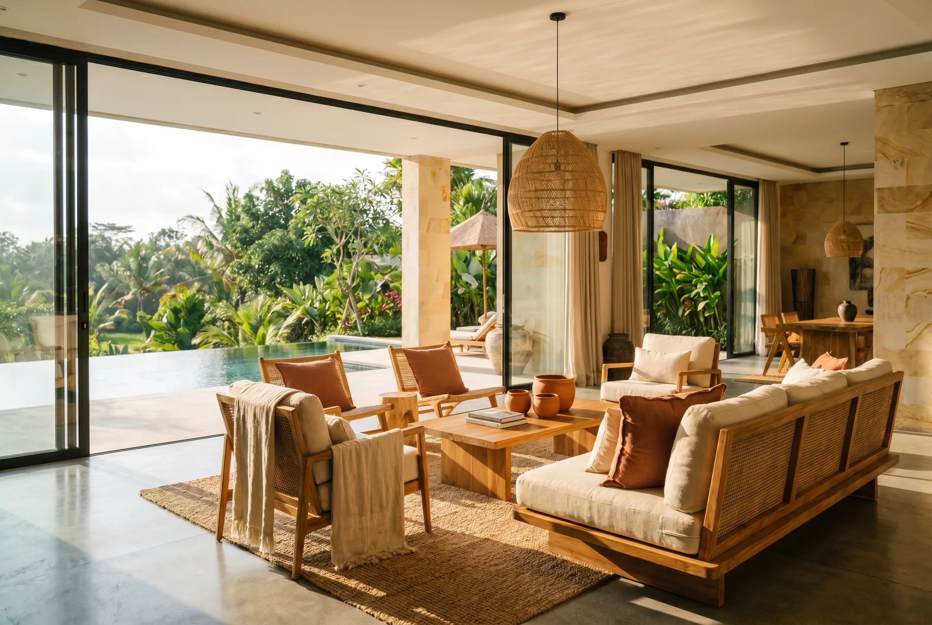 Intérieur d'une villa Tasvan
