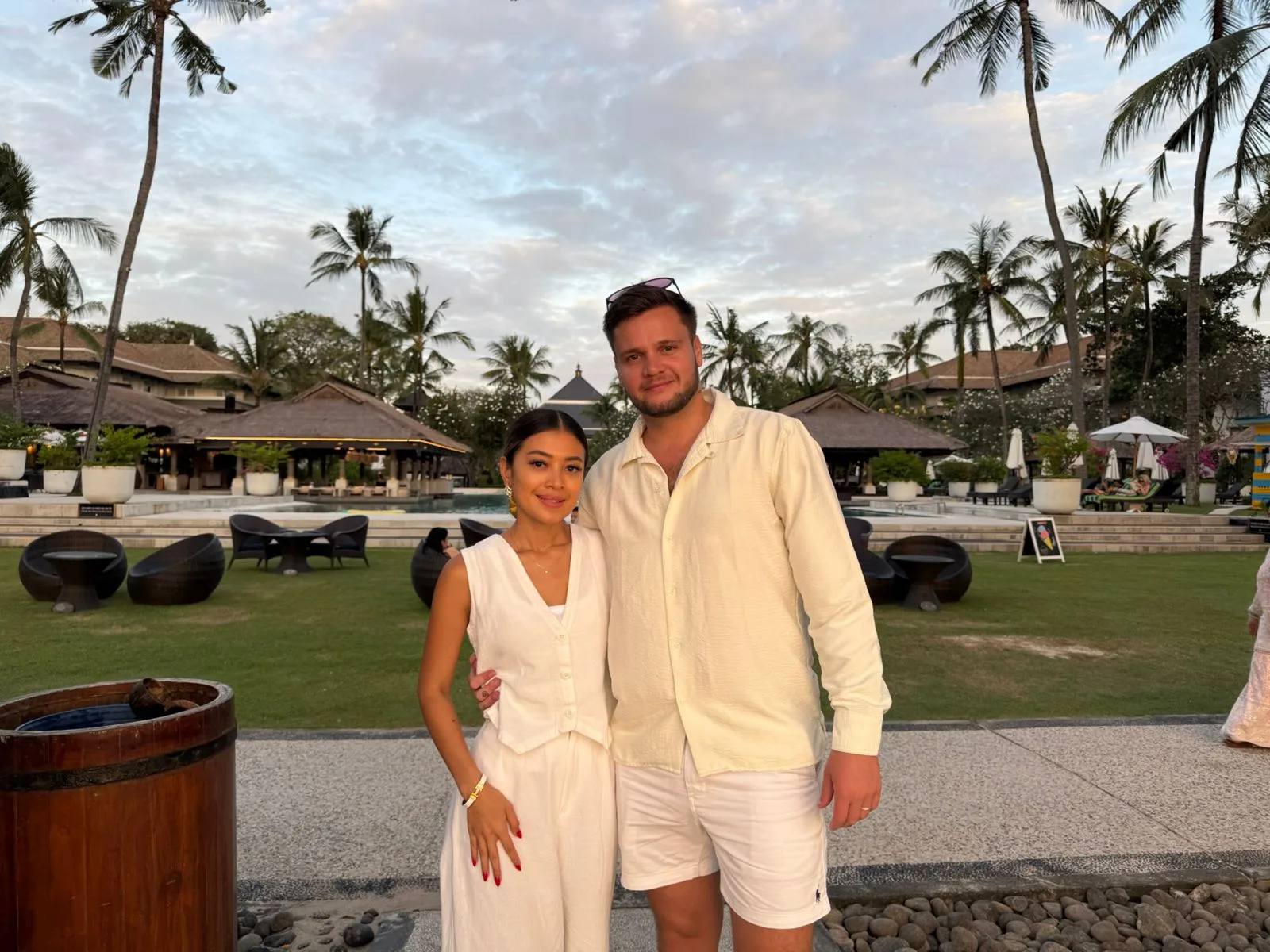 Stévan et Nèta, fondateurs de Tasvan, à Bali